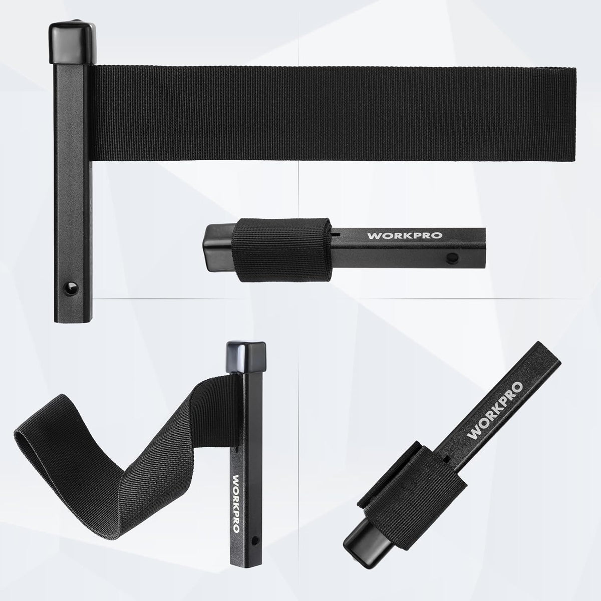 Nylon strap oil filter wrench kit with adjustable belt and removable adapter