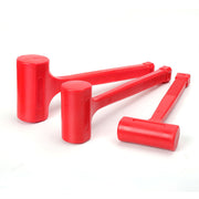 WORKPRO Dead Blow Hammer Set 3-piece in red with PVC handles, innovation, quality, durable, secure