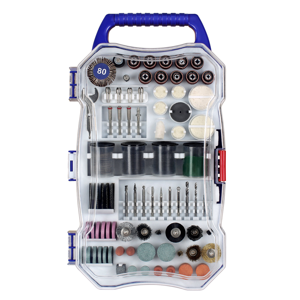 WORKPRO 208 Pcs Polishing Sanding Grinding Bit Set Rotary Tool Accessories Kit