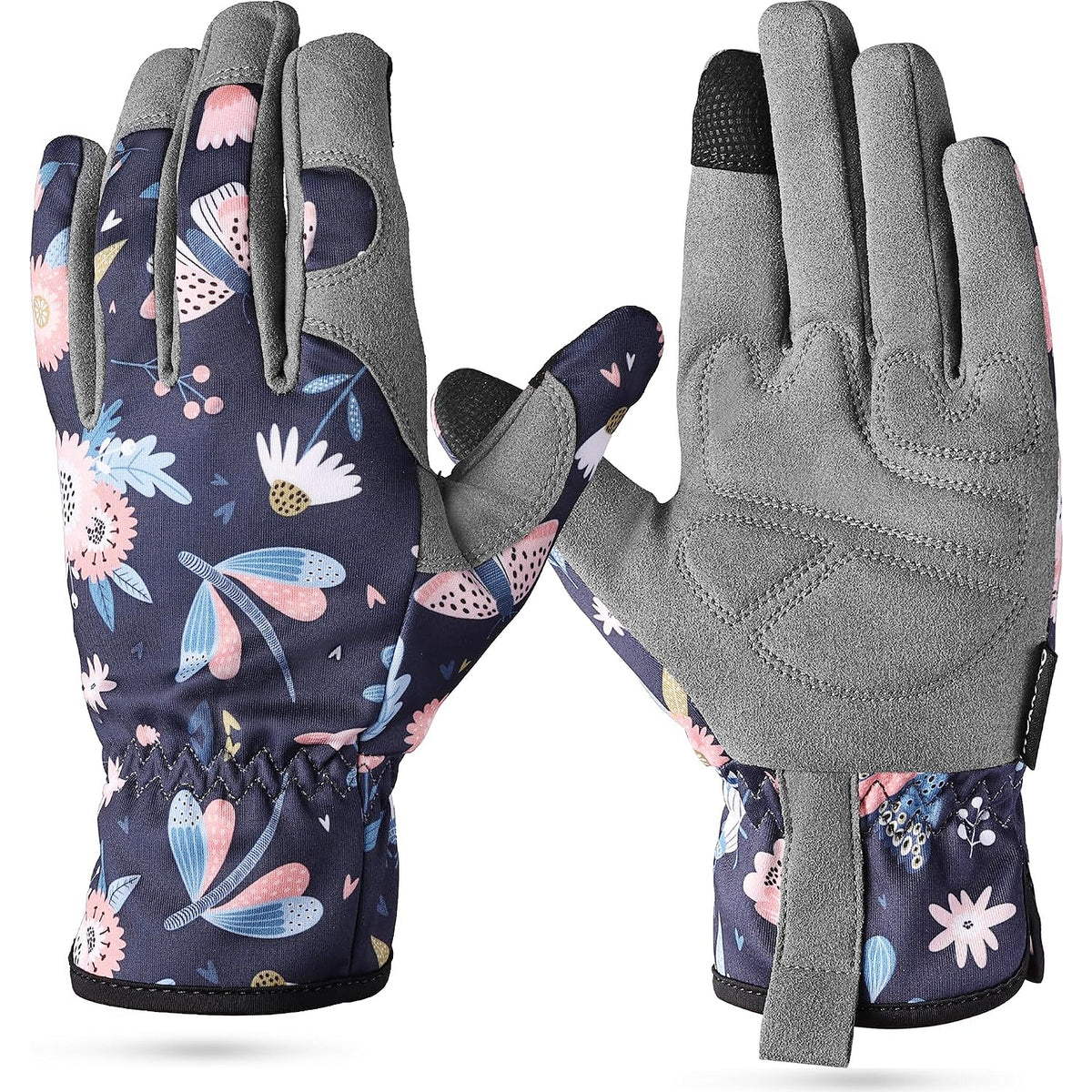 WORKPRO Floral Garden Gloves for Women with innovation, quality, and durable no slip palm grip