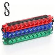 WORKPRO 3-Pack 1/4 in Hex Bit Holders, Bit Organizers with Carabiner