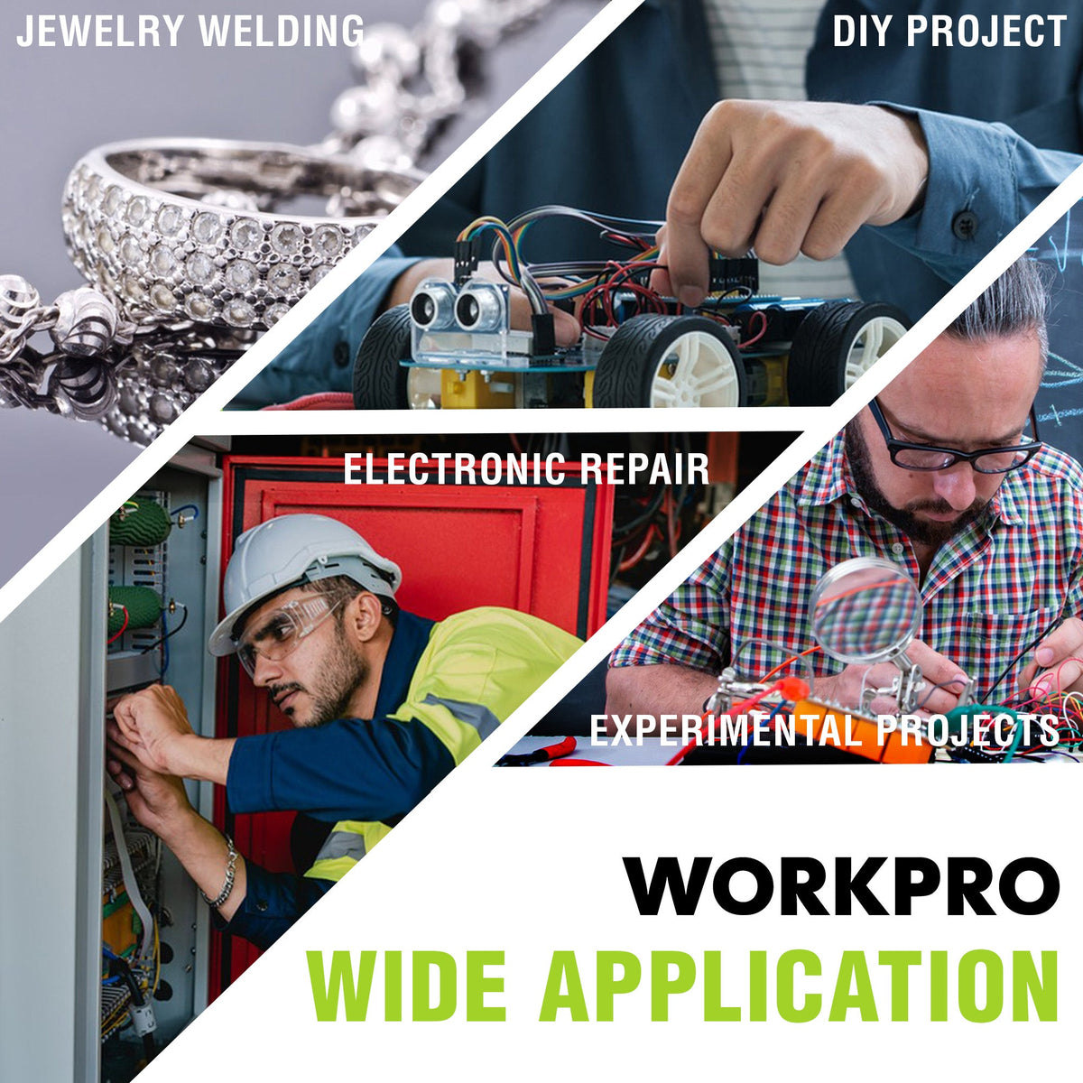 WORKPRO soldering kit for jewelry welding, electronic repair, and DIY projects