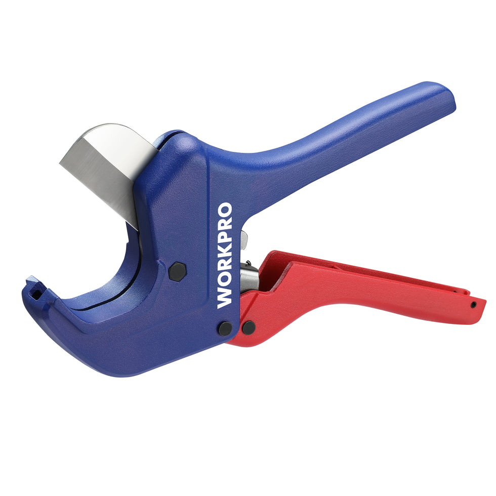 WORKPRO Ratchet PVC Pipe Cutter Tool, Cuts up to 2-1/2
