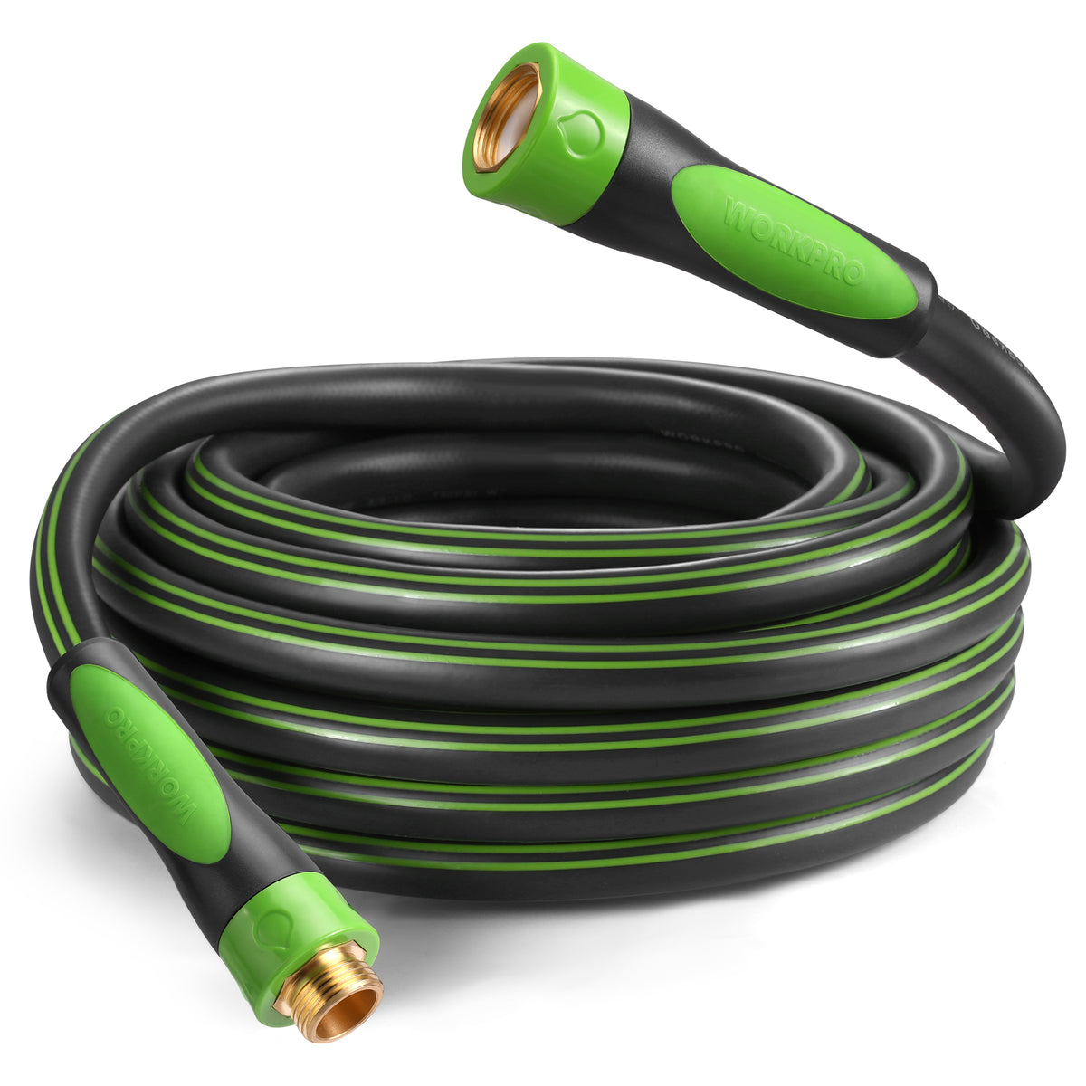 WORKPRO Garden Hose 58 inch x 50 ft with green and black flexible hose, innovation and durable quality