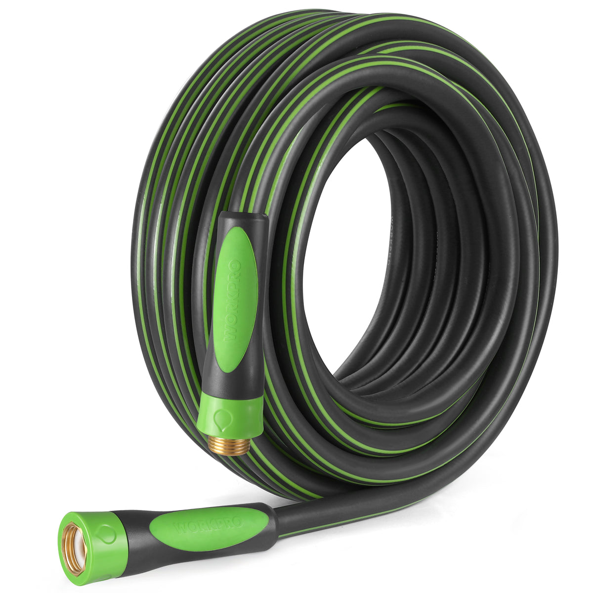 WORKPRO Garden Hose 58 inch x 50 ft with innovation quality durable flexible green and black hose